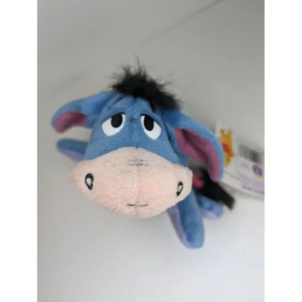 Vintage NWT Mattel Pooh Eeyore Beanbag Friend With Removable‎ Tail